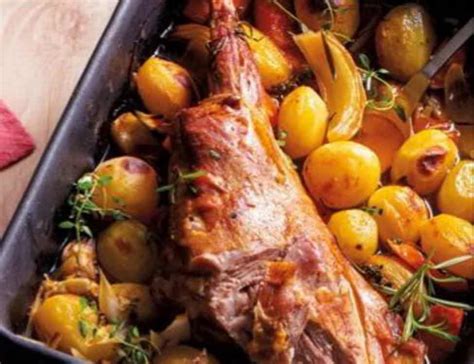 Cabrito Assado No Forno Batatinhas Petiscos Receitas