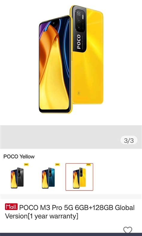 Poco M3 Pro 5g 6gb128gb Mobile Phones And Gadgets Mobile Phones