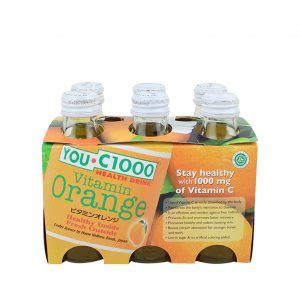 You C-1000 Health Drink Vitamin Orange Drink 140ml Pack of 6 – Shopifull