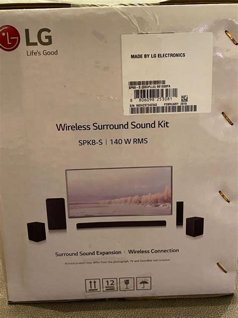 LG Wireless Surround Sound Kit, Audio, Soundbars, Speakers & Amplifiers ...