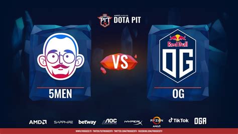 Oga Dota Pit S Men Vs Og Game Lb Round Youtube