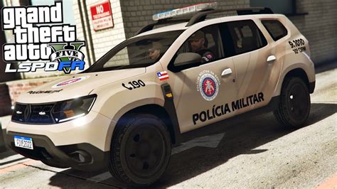 Gta V Pmba Patrulhamento A Renault Duster Da Pol Cia Militar Da