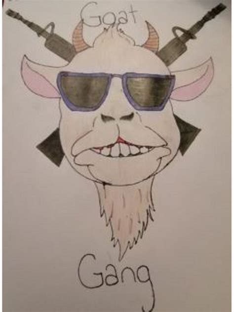 Goat Gang Sticker By Iamreborn Redbubble