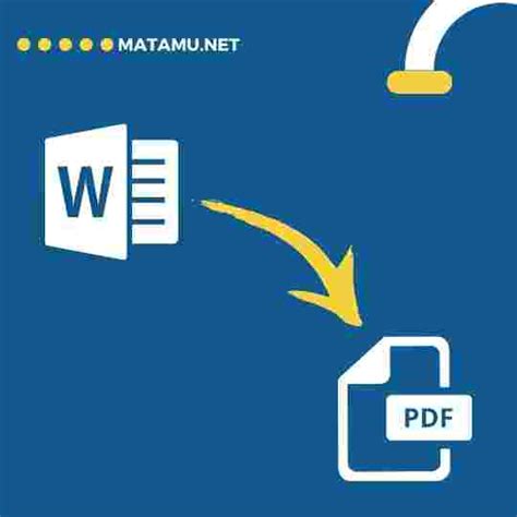 Cara Mudah Mengubah File Word Ke Pdf Tanpa Aplikasi Matamu