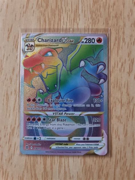 Charizard Vstar Rainbow Brilliant Stars Kaufen Auf Ricardo