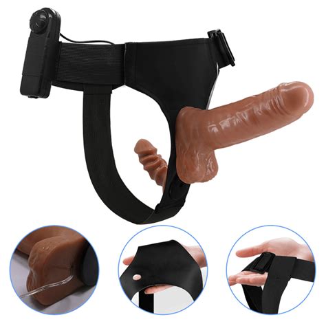 ARNES CON DILDO DOBLE MULTI SPEED 16CM 9CM Fruto Deseado Sex Shop
