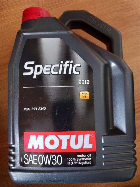 MOTUL SPECIFIC 2312 0W30 5L PSA B71 2312 C2 | WARSZAWA | Kup teraz na ...