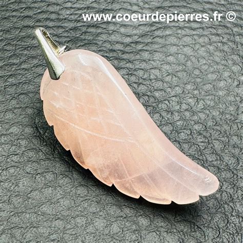 Pendentif En Quartz Rose De Madagascar R F Qro C Ur De Pierres