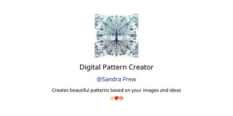 Digital Pattern Creator GPTs Features And Functions Examples And