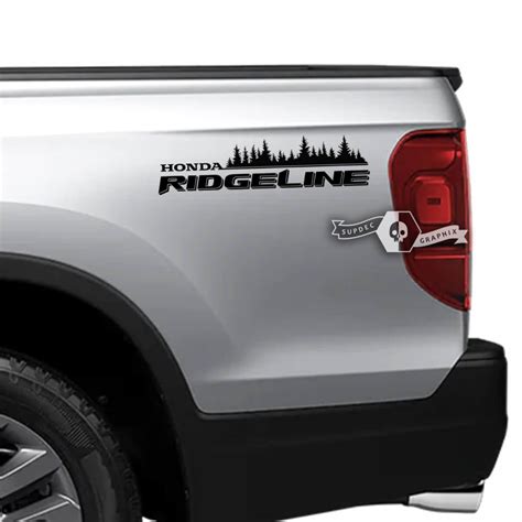 Pair 2023 Honda Ridgeline Forest Vinyl Body Side Bed Decal Sticker