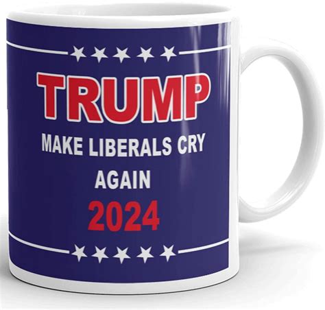 Make Liberals Cry Again Donald Trump 2024 Usa Funny Coffee Mug Ts