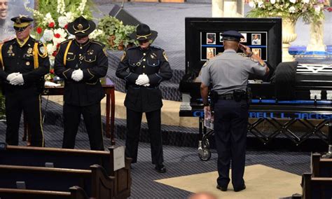 Photos Baton Rouge Community Pays Final Respects To Officer Montrell