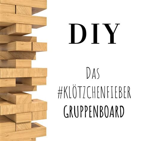 Klötzchenfieber Gruppenboard Kreatives aus Anzündholz und