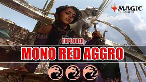 Mono Red Aggro Explorer Deck Mtga Gameplays Youtube