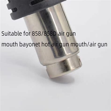 3 10Mm Heat Gun Nozzle Sleeve For 858 858D Hot Air Rework Station 3mm