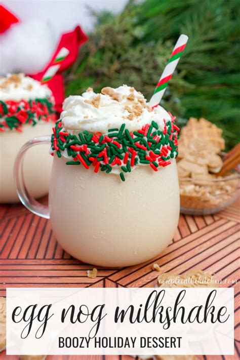 Eggnog Milkshake Couple In The Kitchen