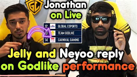 Jelly And Neyoo Latest Reply On Godlike Performance Jonathan On Live