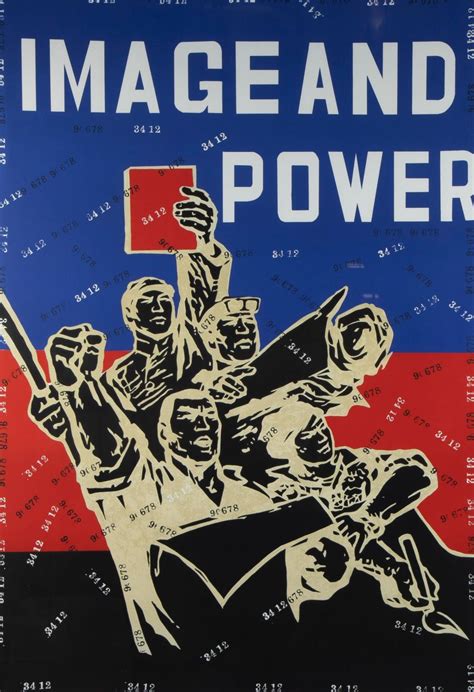 Wang Guangyi Wang Guangyi 1957 Kleurenlithografie Image And Power