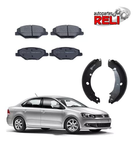 Kit Balatas Delanteras Y Traseras Vw Vento 1 6 2013 A 2022