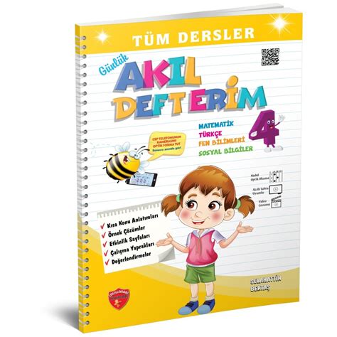 4 SINIF TÜM DERSLER GÜNLÜK AKIL DEFTERİM Çalışkan Arı Mağaza