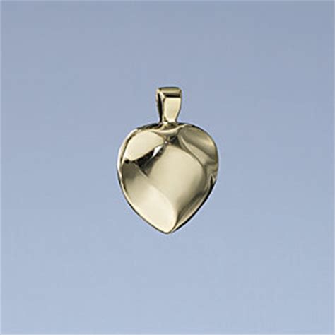 14K Gold Heart Pendant - Waco Cremation