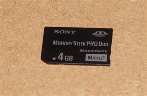 Sony Memory Stick Pro Duo Magic Gate Mark Gb Gb Yahoo