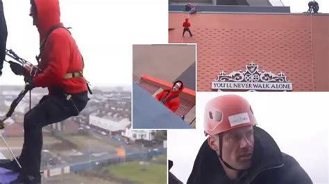 Jamie Carragher Refused To Abseil Liverpools Stadium With Gary Neville