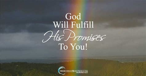 God Will Fulfill His Promises To You Scripture For Today Gods