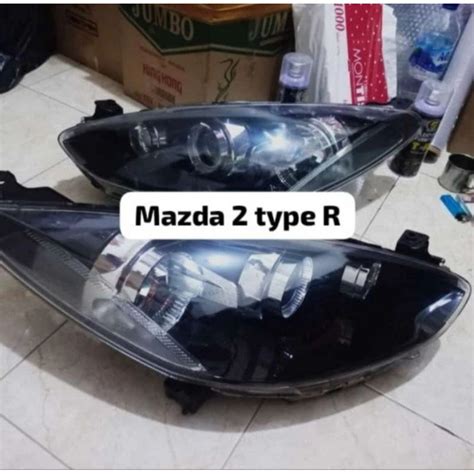 Jual Headlamp Lampu Depan Mazda 2 Tipe R Harga Satuan Shopee Indonesia