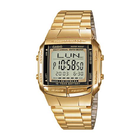 Casio Original DB 360GN 9AEF Reloj Unisex Digital Resinas Dorado Tamaño