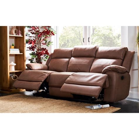 Endurance Cassia Fabric 3 Seater Manual Recliner Sofa By Scs