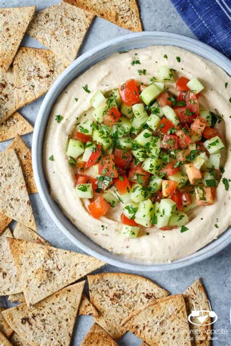 Vegan Mediterranean Hummus Dip Shared Appetite