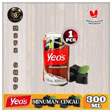 Jual Yeos Grass Jelly Can Minuman Cincau Kaleng Ml Kemasan