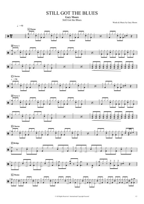 Still Got The Blues Tab By Gary Moore Guitar Pro Full Score