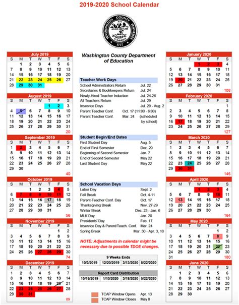 Sumner County Calendar