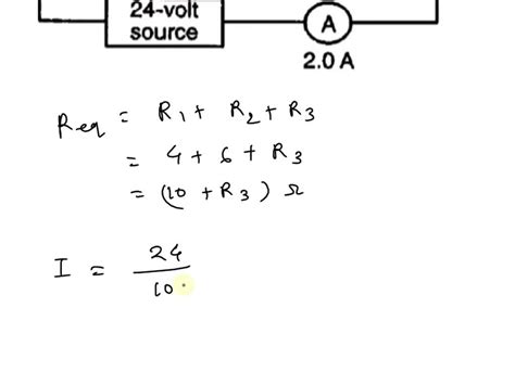 Solved The Accompanying Diagram Shows A Circuit With Three Resistors