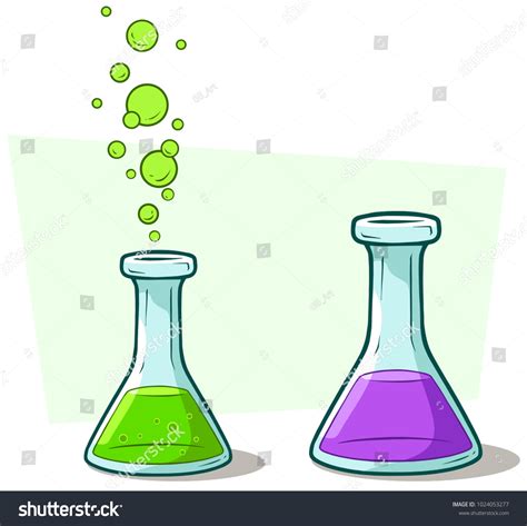 Chemistry Beaker Bubbling