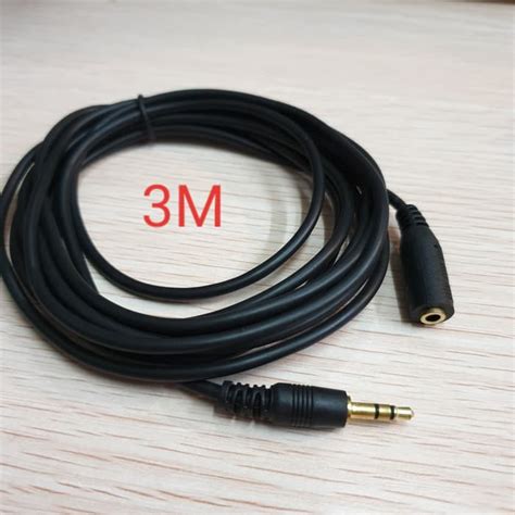 Jual Kabel Extension Aux Audio 3 5mm 3m Audio Perpanjangan 3 Meter