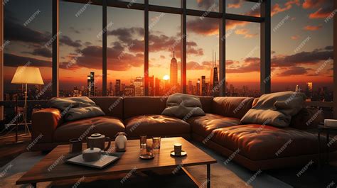 Premium Photo | Luxury Living Room Animated Virtual Background