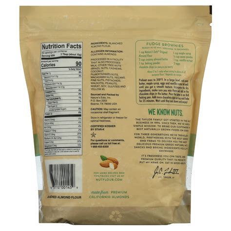 Nature S Eats Blanched Almond Flour 32 Oz