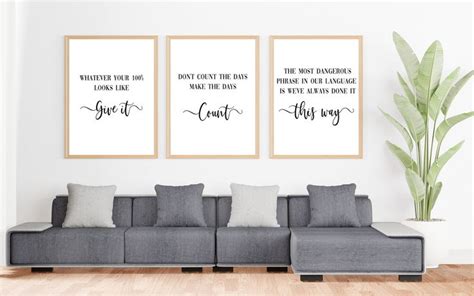 Motivational Quotes for Office Wall, Printable Quotes Inspirational ...