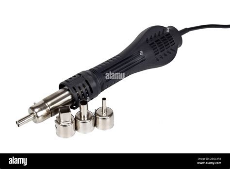 Hot Air Gun For Soldering Station Isolated On A White Background Stock Photo Alamy
