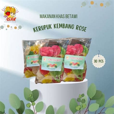 Jual Kerupuk Kembang Rose Mpok Nur Shopee Indonesia