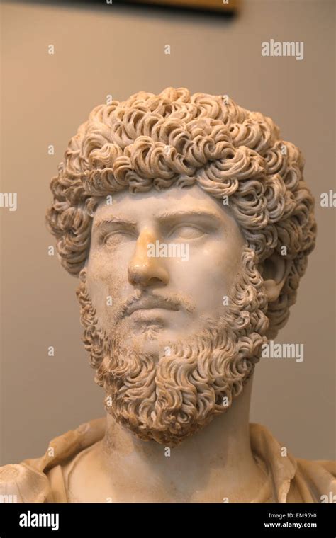 Portrait Bust Of Co Emperor Lucius Verus 130 169 Ad Antonine Period 161 169 Ad Acqua