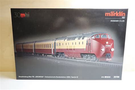 Märklin SBB TEE Edelweiss Zug MFX Sound 39706 Insider Kaufen