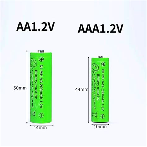 Aa Aaa 1 2v 200mah Nimh Rechargeable Battery Which Can Be Used For Household Equipment Medical