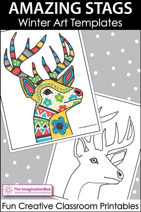 Winter Coloring Pages, Winter Animals Doodle Art Activities, and ...