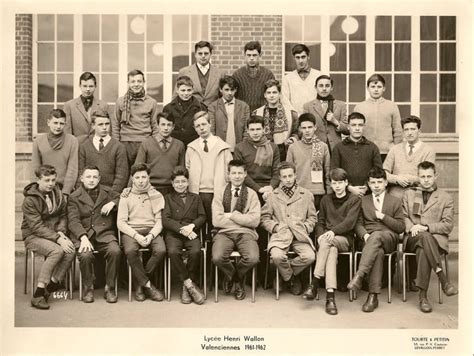 Photo De Classe 3ièmem2 De 1961 Lycée Henri Wallon Copains Davant