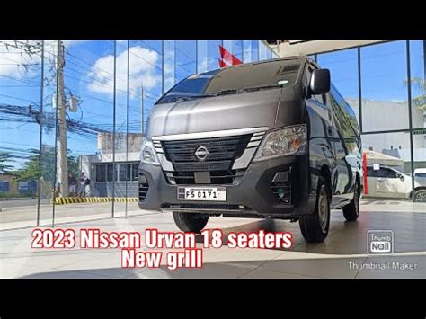 New Nissan Urvan 2023 18strs YouTube