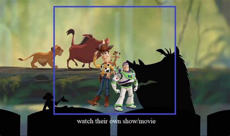 What if Woody and Buzz watch their own movie by Disneyfan3000 on DeviantArt